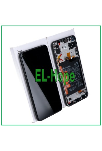 ORIGINAL LCD DISPLAY + FRAME AND BATTERY HUAWEI P40 LITE 5G CDY-NX9A TOUCH BLACK