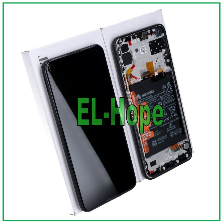 ORIGINAL LCD DISPLAY + FRAME AND BATTERY HUAWEI P40 LITE 5G CDY-NX9A TOUCH BLACK