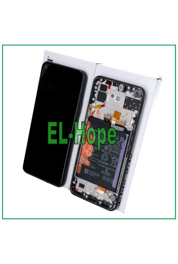 ORIGINAL LCD DISPLAY + FRAME AND BATTERY HUAWEI P40 LITE 5G CDY-NX9A TOUCH BLACK