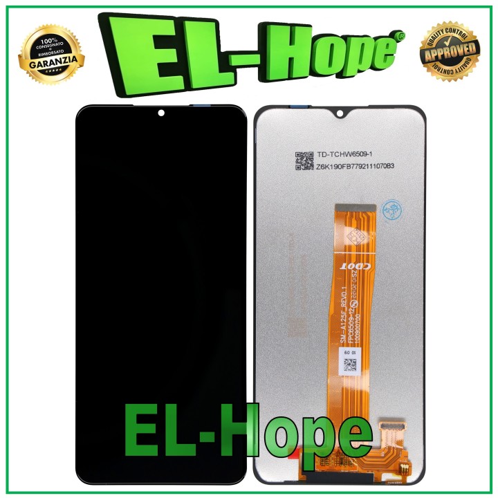 LCD DISPLAY FOR SAMSUNG GALAXY A12 SM-A125 F FN TOUCH SCREEN FLAT GLASS CDOT