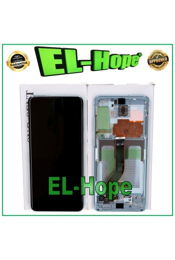 ORIGINAL LCD DISPLAY TOUCH + FRAME SAMSUNG GALAXY S20+ PLUS SM-G985 G986 5G BLUE