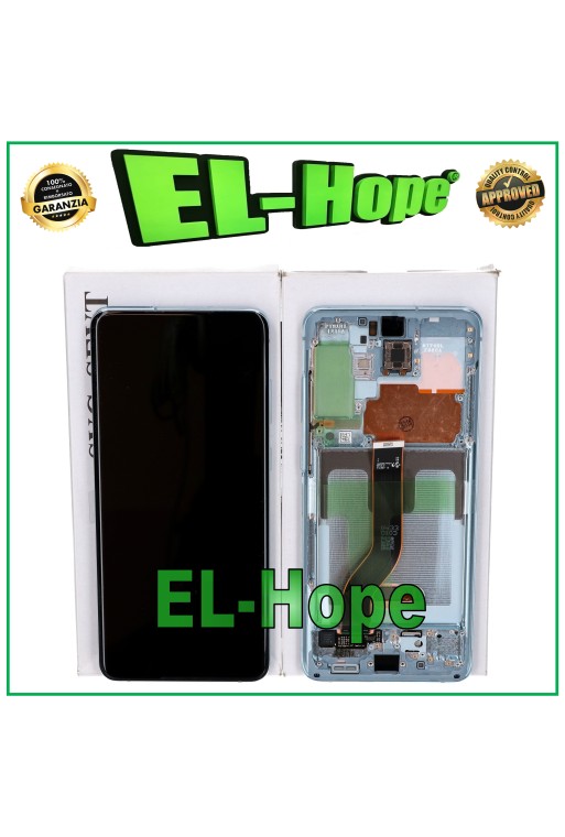 ORIGINAL LCD DISPLAY TOUCH + FRAME SAMSUNG GALAXY S20+ PLUS SM-G985 G986 5G BLUE