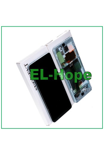 ORIGINAL LCD DISPLAY TOUCH + FRAME SAMSUNG GALAXY S20+ PLUS SM-G985 G986 5G BLUE
