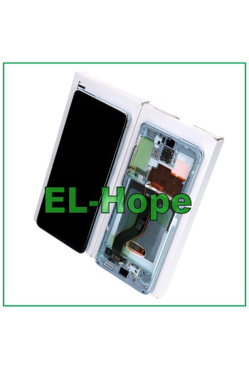 ORIGINAL LCD DISPLAY TOUCH + FRAME SAMSUNG GALAXY S20+ PLUS SM-G985 G986 5G BLUE