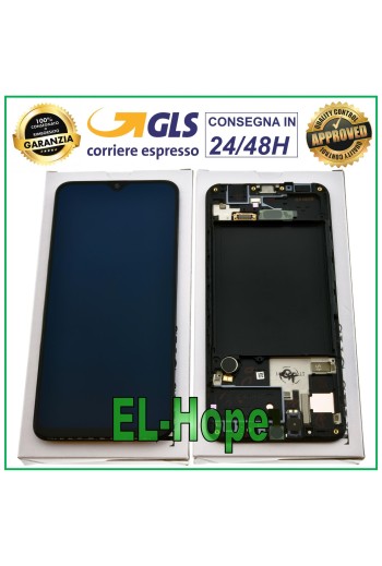 ORIGINAL FRAME LCD DISPLAY SAMSUNG GALAXY A30S SM-A307F TOUCH SCREEN 6.4 BLACK
