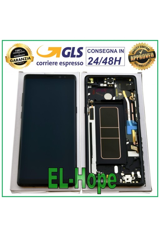 ORIGINAL LCD DISPLAY SAMSUNG GALAXY NOTE 8 SM-N950 SM-N950F TOUCH SCREEN BLACK