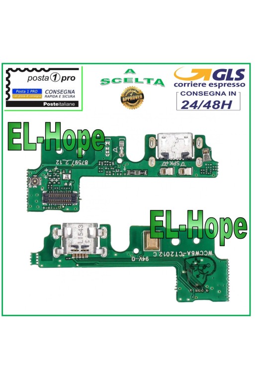 HONOR 6A DLI-AL10 CHARGING CONNECTOR MICRO USB CHARGING DOCK PCB