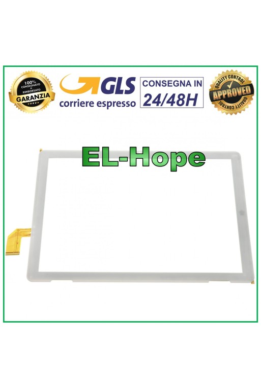 TOUCH SCREEN FOR MEDIACOM SmartPad iyo 10 4G M-SP1EY4G WHITE GLASS ORIGINAL