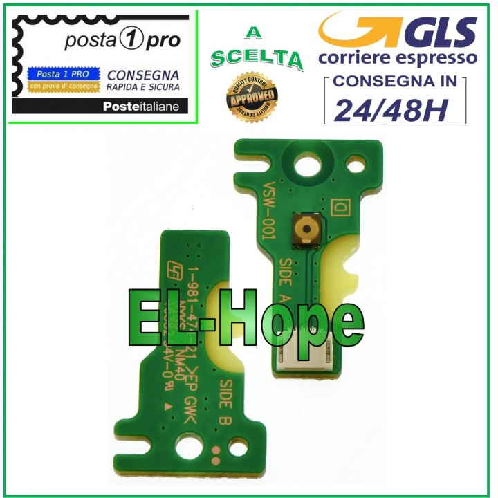 PCB DOCK POWER BUTTON PLAYSTATION 4 PRO PS4 VSW-001 VSW-002