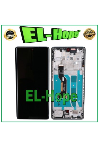 OLED DISPLAY FOR MOTOROLA MOTO G85 XT2427 LCD TOUCH SCREEN GLASS FRAME BLACK