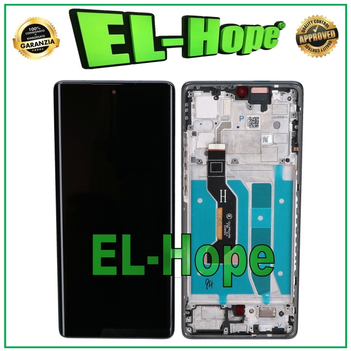 OLED DISPLAY FOR MOTOROLA MOTO G85 XT2427 LCD TOUCH SCREEN GLASS FRAME BLACK