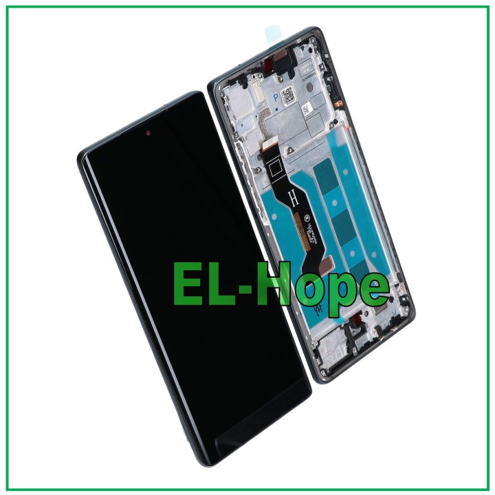 OLED DISPLAY FOR MOTOROLA MOTO G85 XT2427 LCD TOUCH SCREEN GLASS FRAME BLACK