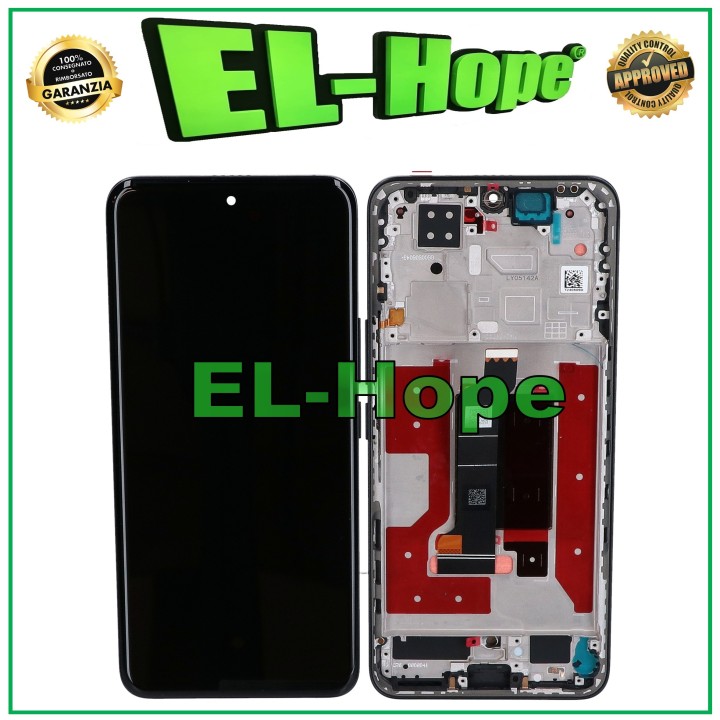 LCD DISPLAY OLED FRAME FOR HONOR 200 5G ELI-AN00 TOUCH SCREEN GLASS SCREEN BLACK