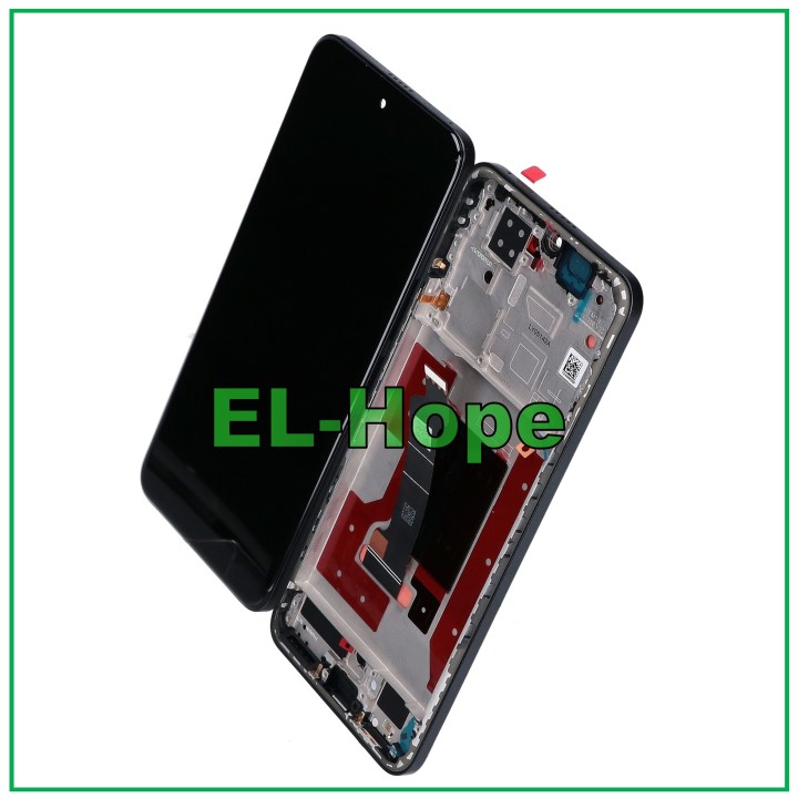 LCD DISPLAY OLED FRAME FOR HONOR 200 5G ELI-AN00 TOUCH SCREEN GLASS SCREEN BLACK