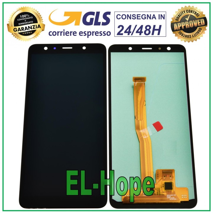 TFT LCD DISPLAY FOR SAMSUNG GALAXY A7 2018 SM-A750F TOUCH SCREEN BLACK GLASS