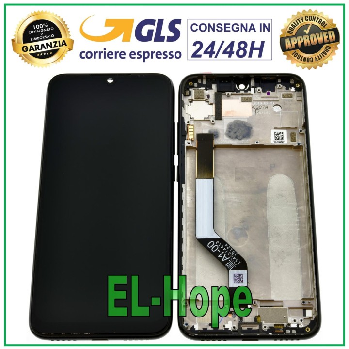 TOUCH SCREEN DISPLAY + FRAME FOR XIAOMI REDMI NOTE 7 / 7 PRO ASSEMBLED SCREEN