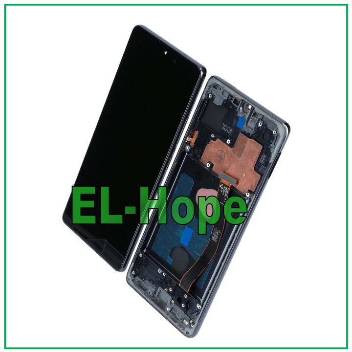 OLED LCD DISPLAY + FRAME FOR SAMSUNG GALAXY S10 LITE SM-G770 TOUCH BLACK GLASS
