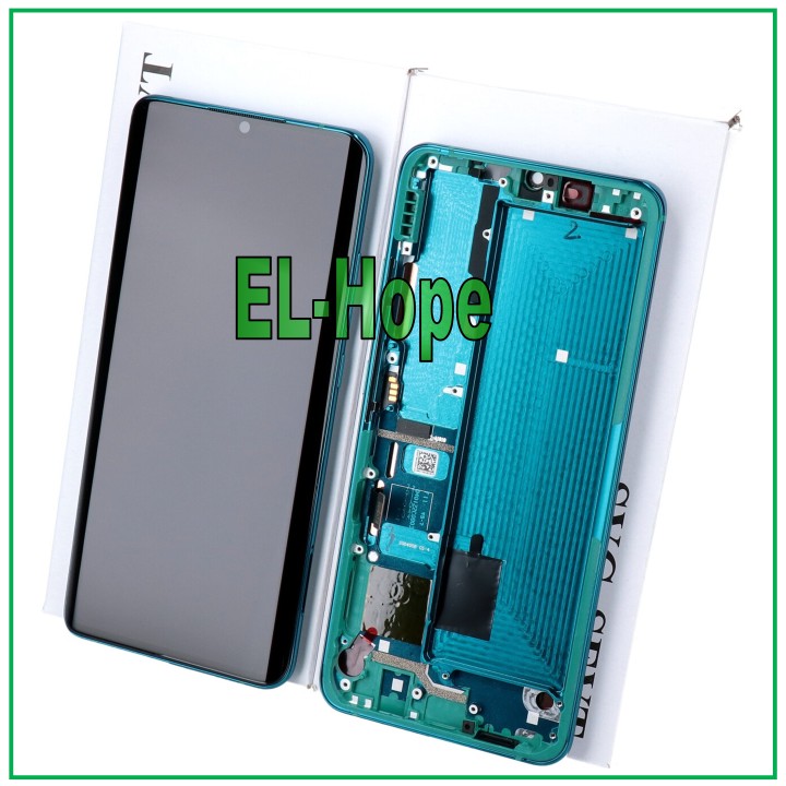 LCD DISPLAY + ORIGINAL FRAME XIAOMI Mi NOTE 10 /10 Pro TOUCH SCREEN GREEN GREEN