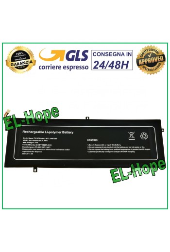 ORIGINAL BATTERY MEDIACOM SMARTBOOK 130 M-SB130 8000 mAh WTL-3487265 T313P