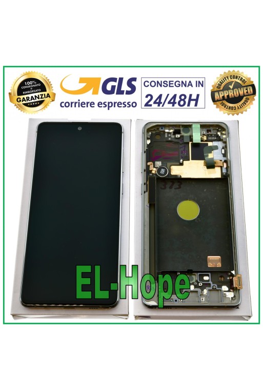 ORIGINAL LCD DISPLAY SAMSUNG GALAXY NOTE 10 LITE SM-N770 F TOUCH SCREEN SILVER