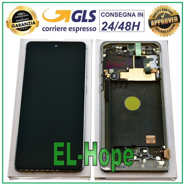 ORIGINAL DISPLAY SAMSUNG NOTE 10 LITE SM-N770 F TOUCH SCREEN SILVER GH82-22055B