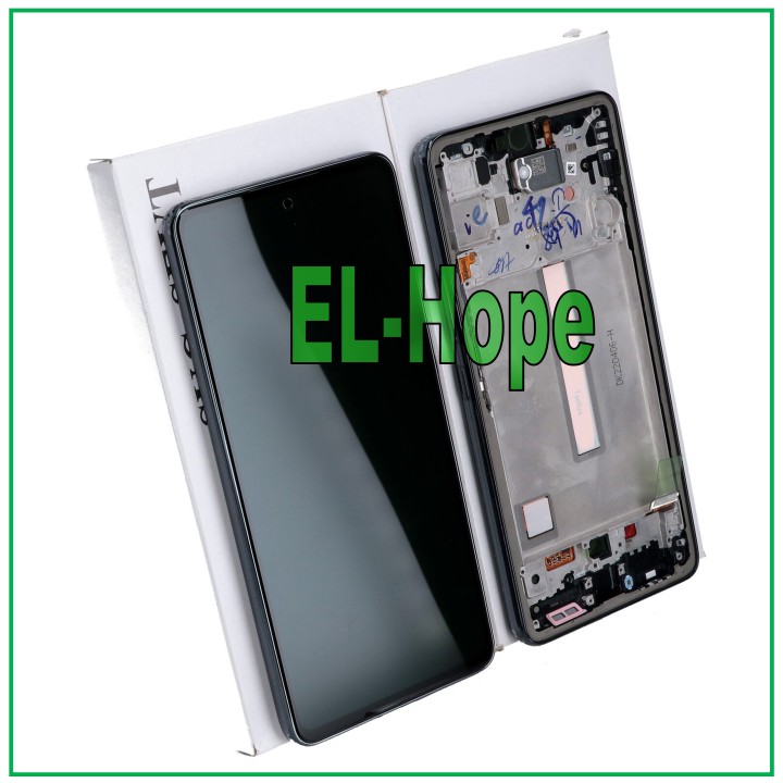 ORIGINAL LCD TOUCH DISPLAY SAMSUNG A53 5G SM A536 A536B BLACK FRAME GH82-28024A