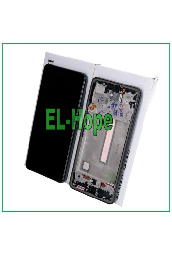 ORIGINAL FRAME LCD DISPLAY SAMSUNG GALAXY A53 5G 2022 SM A536 A536B TOUCH BLACK