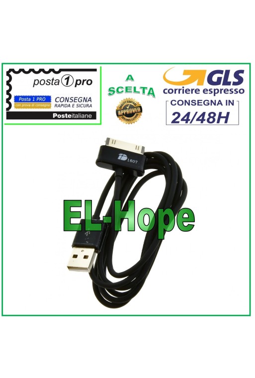 DATA CABLE CHARGING CABLE BATTERY CHARGER SAMSUNG GALAXY NOTE 10.1 30 PIN BLACK