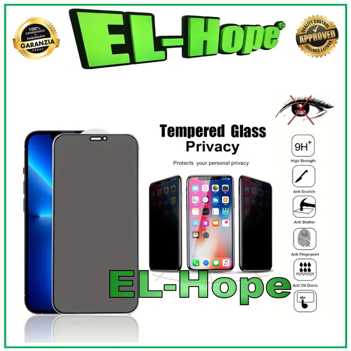 GLOSSY PRIVACY TEMPERED GLASS SCREEN PROTECTOR FOR IPHONE XR