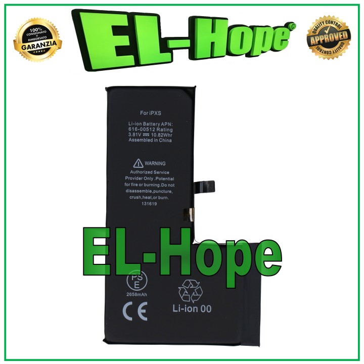 REPLACEMENT BATTERY FOR IPHONE XS 2658 mAh