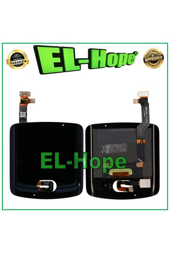 EXTERNAL OLED LCD DISPLAY FOR MOTOROLA RAZR 5G XT2071-4 TOUCH GLASS SCREEN BLACK
