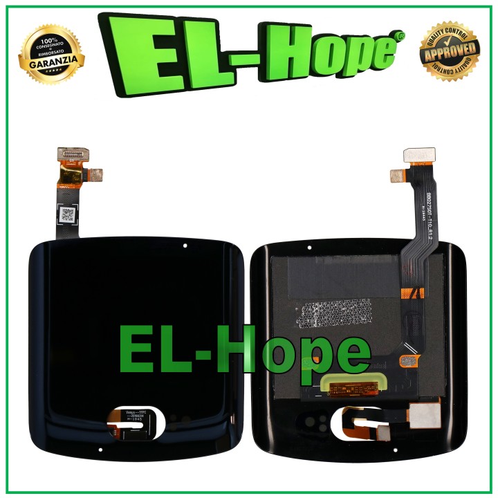 EXTERNAL OLED LCD DISPLAY FOR MOTOROLA RAZR 5G XT2071-4 TOUCH GLASS SCREEN BLACK