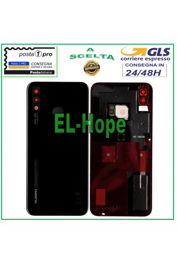 ORIGINAL HUAWEI P20 LITE BACK COVER GLASS BATTERY COVER BLACK