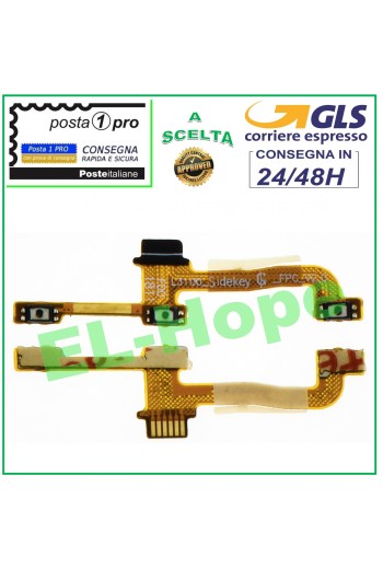 FLEX FLAT SIDE KEYS VOLUME POWER ON OFF KEY MOTOROLA E5 MOTOR