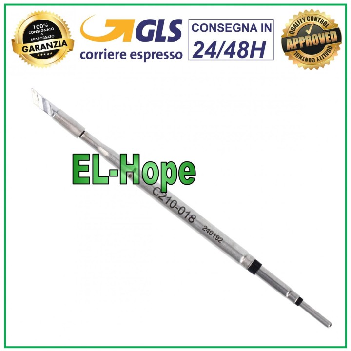 CARTRIDGE C210018 JBC CARTRIDGE KNIFE 3.4 X 0.3 ORIGINAL SOLDERING IRON TIP