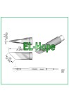 CARTRIDGE C210018 JBC CARTRIDGE KNIFE 3.4 X 0.3 ORIGINAL SOLDERING IRON TIP