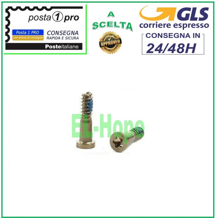 PAIR OF 2 PENTALOBE LCD SCREWS IPHONE 4 4S 5 5S 5C SE 6 6S 6+ 7 7+ 8 8+ PLUS GOLD