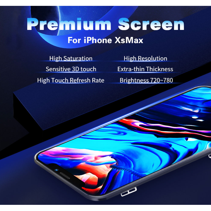 OLED LCD DISPLAY FOR APPLE IPHONE XS MAX TOUCH SCREEN ORIGINAL GLASS