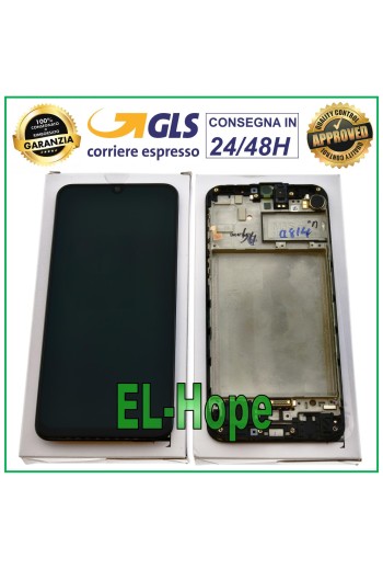LCD DISPLAY + ORIGINAL FRAME SAMSUNG GALAXY M21 SM-M215F TOUCH SCREEN 6.4 BLACK