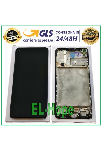 LCD DISPLAY + ORIGINAL FRAME SAMSUNG GALAXY A21S SM-A217F DS TOUCH SCREEN BLACK