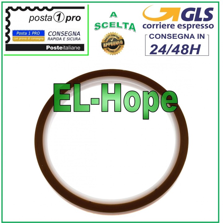 KAPTON HIGH TEMPERATURE THERMAL ADHESIVE TAPE HIGH TAPE PROTECTION 0.6 CM 30MT
