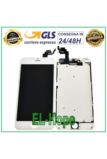 LCD DISPLAY FOR APPLE IPHONE 6 PLUS TOUCH SCREEN WHITE GLASS EQUAL TO ORIGINAL