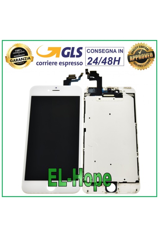 LCD DISPLAY FOR APPLE IPHONE 6 PLUS TOUCH SCREEN WHITE GLASS EQUAL TO ORIGINAL