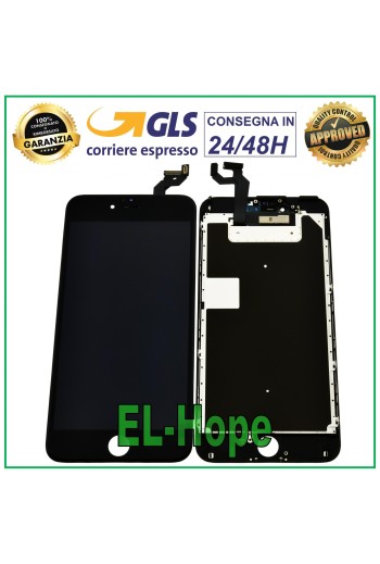 LCD DISPLAY FOR APPLE IPHONE 6S PLUS TOUCH SCREEN BLACK GLASS EQUAL TO ORIGINAL