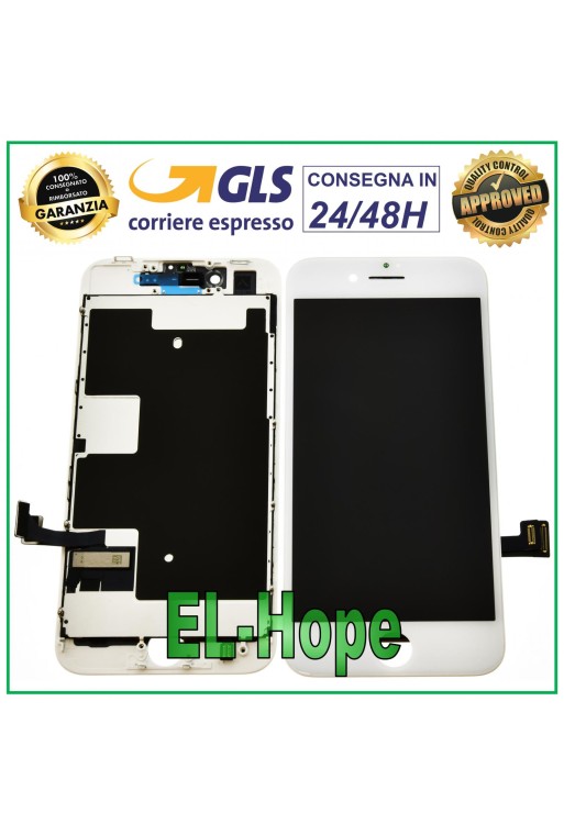 LCD DISPLAY FOR APPLE IPHONE 8 8G TOUCH SCREEN WHITE GLASS EQUAL TO ORIGINAL