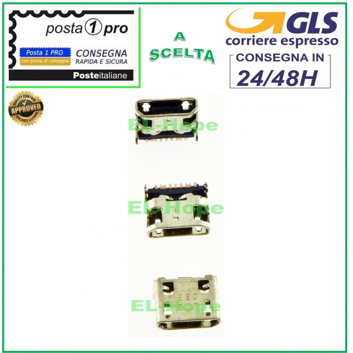 CHARGING CONNECTOR SAMSUNG GALAXY S7390 S5280 S6810 J120F G318H G313H MICRO USB