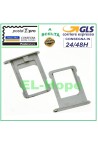 SLOT CART COMPARTMENT NANO SIM CARD HOLDER APPLE IPHONE 5S SILVER CARD HOUSING