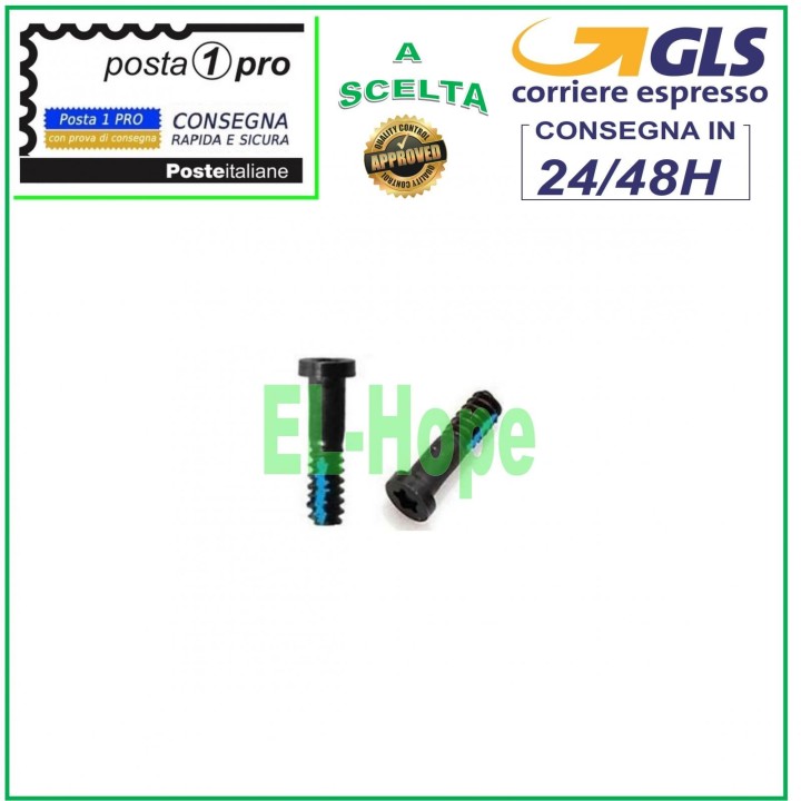 PAIR OF 2 PENTALOBE LCD SCREWS IPHONE 4 4S 5 5S 5C SE 6 6S 6+ 7 7+ 8 8+ PLUS BLACK