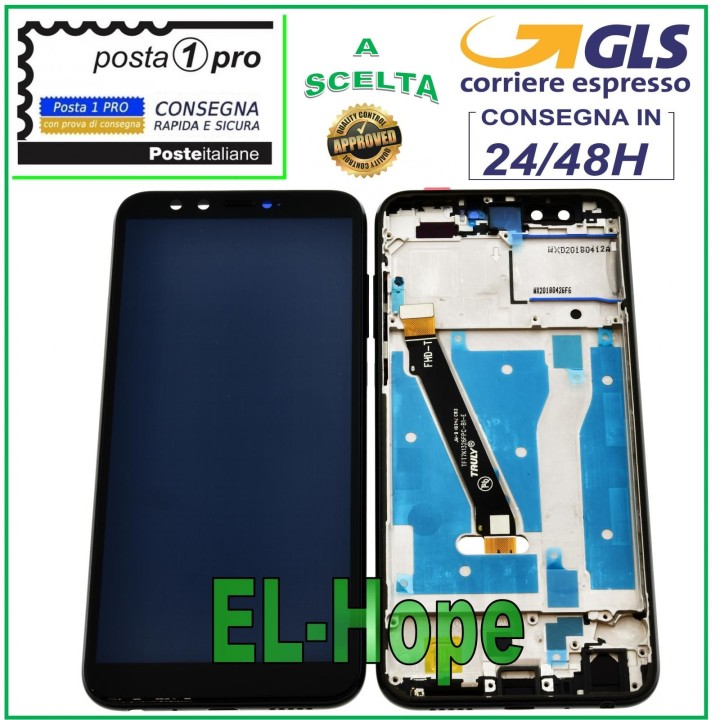 LCD TOUCH SCREEN FRAME DISPLAY FOR HUAWEI HONOR 9 LITE LLD-L31 AL00 AL09 BLACK