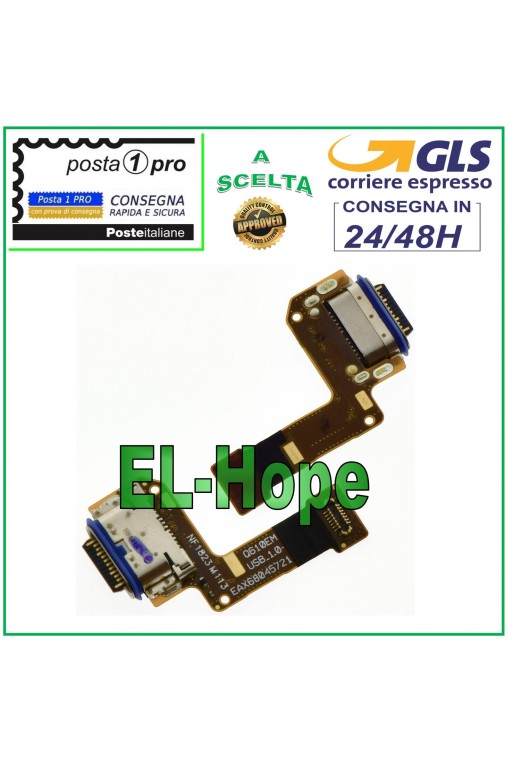 FLAT FLEX CHARGING CONNECTOR LG Q7 Q610 LMQ610EM LMQ610EMW TYPE-C CHARGING DOCK